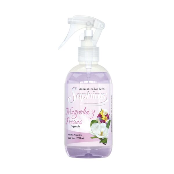 Saphirus textil - Magnolia y fresias